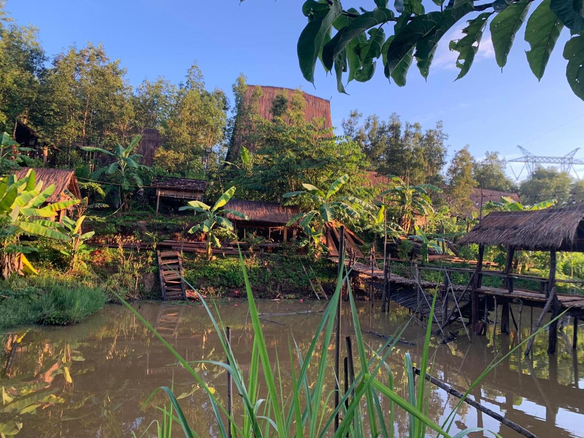 Khu Du Lich Sinh Thai, Nghi Duong Homestay Hoang Anh - Kon Xom Luh كون توم المظهر الخارجي الصورة