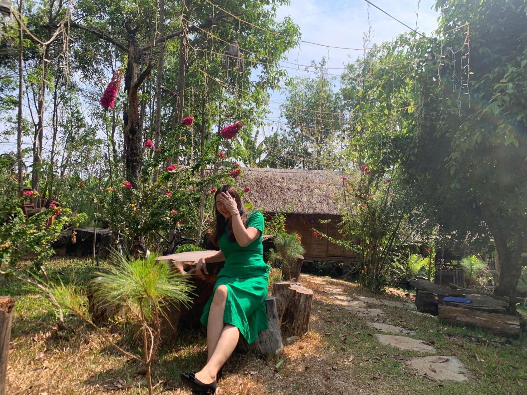 Khu Du Lich Sinh Thai, Nghi Duong Homestay Hoang Anh - Kon Xom Luh كون توم المظهر الخارجي الصورة