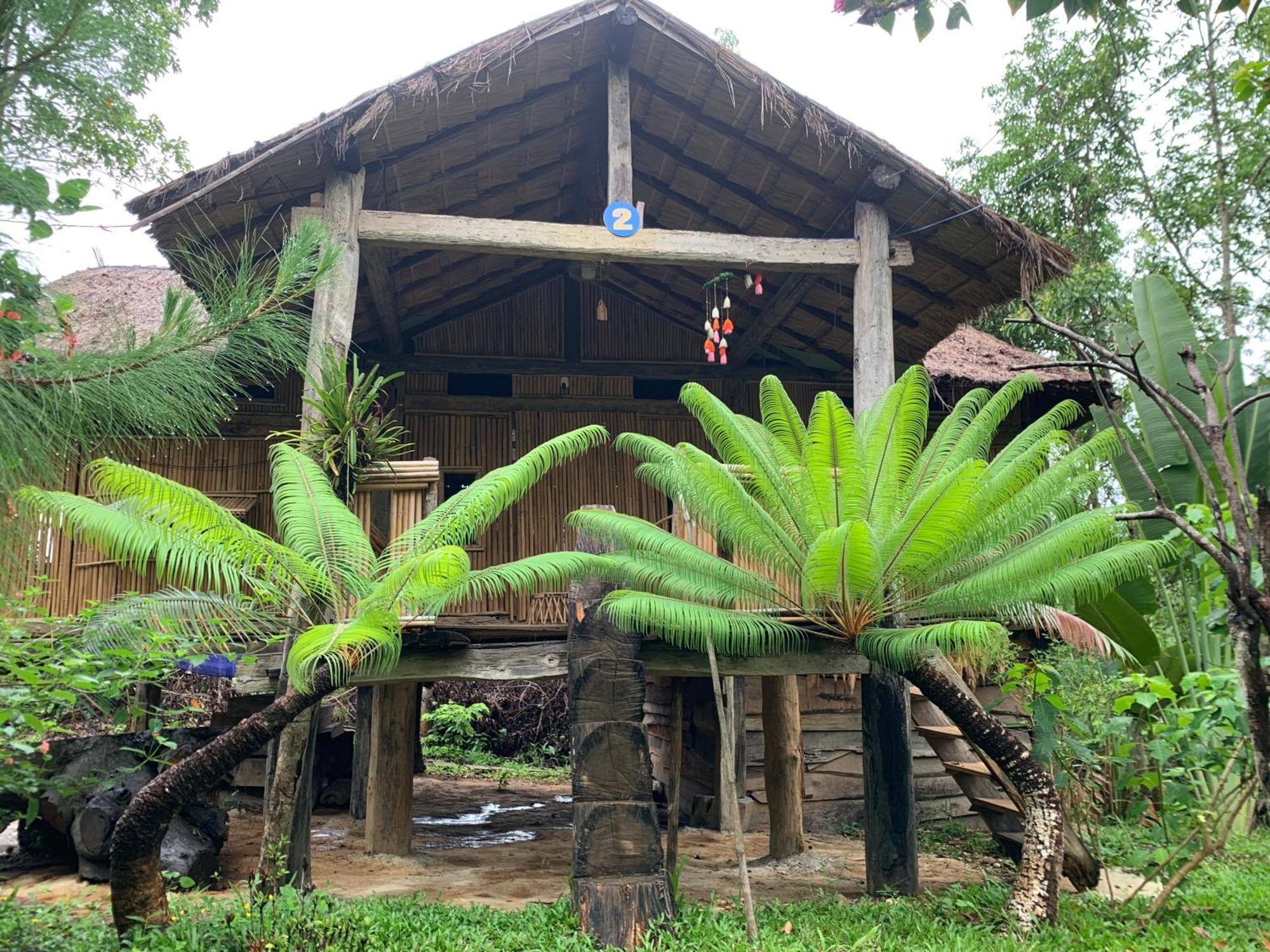 Khu Du Lich Sinh Thai, Nghi Duong Homestay Hoang Anh - Kon Xom Luh كون توم المظهر الخارجي الصورة