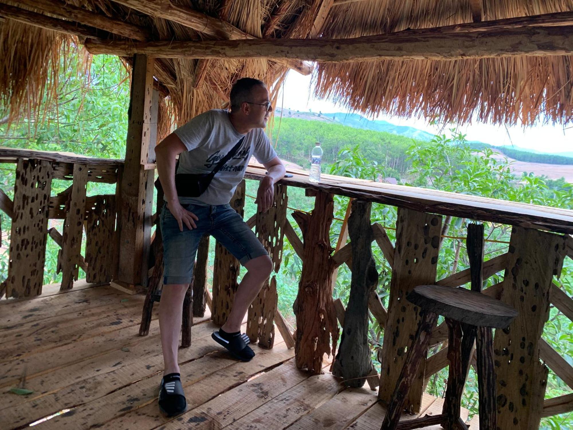 Khu Du Lich Sinh Thai, Nghi Duong Homestay Hoang Anh - Kon Xom Luh كون توم المظهر الخارجي الصورة