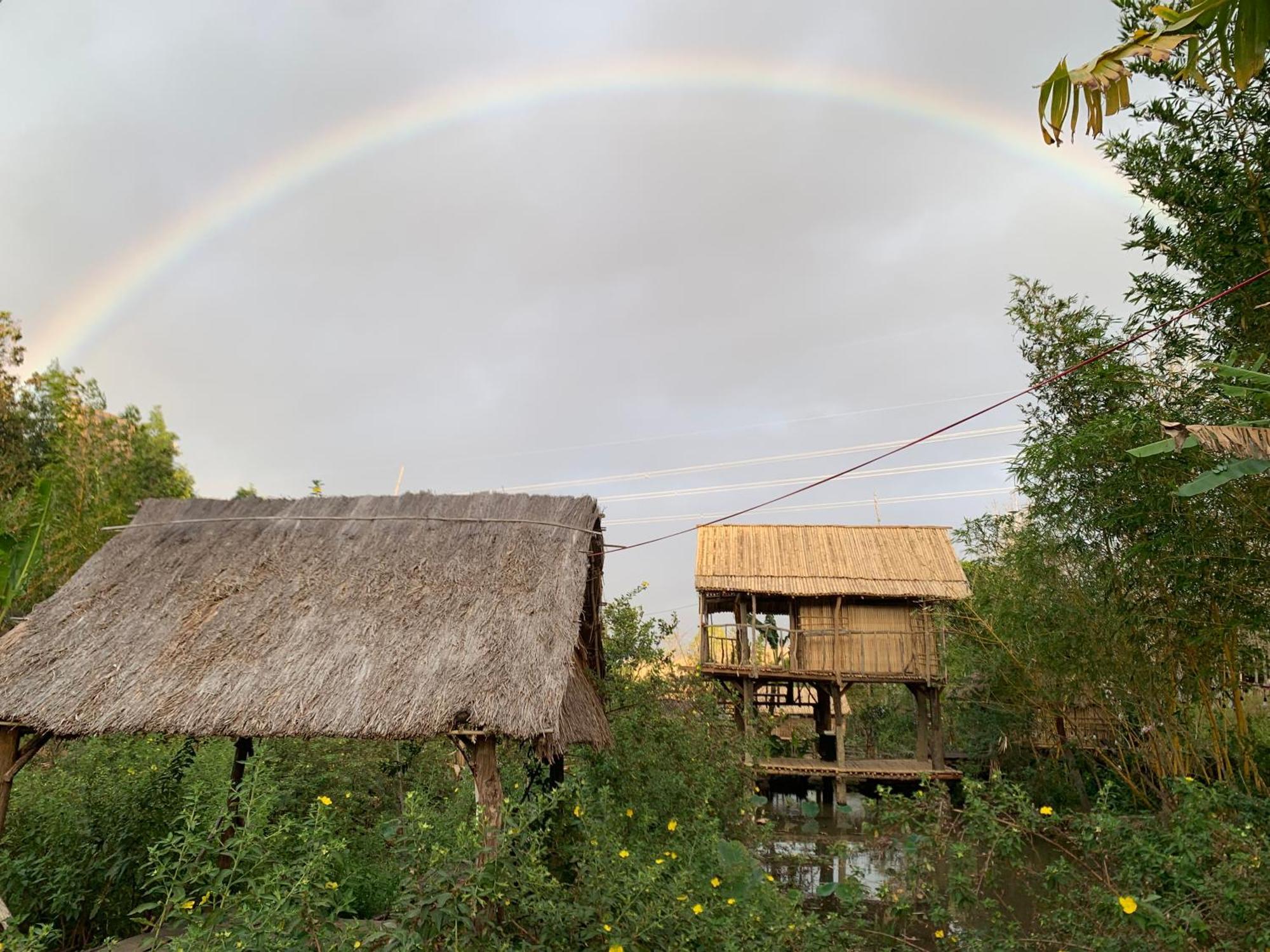 Khu Du Lich Sinh Thai, Nghi Duong Homestay Hoang Anh - Kon Xom Luh كون توم المظهر الخارجي الصورة