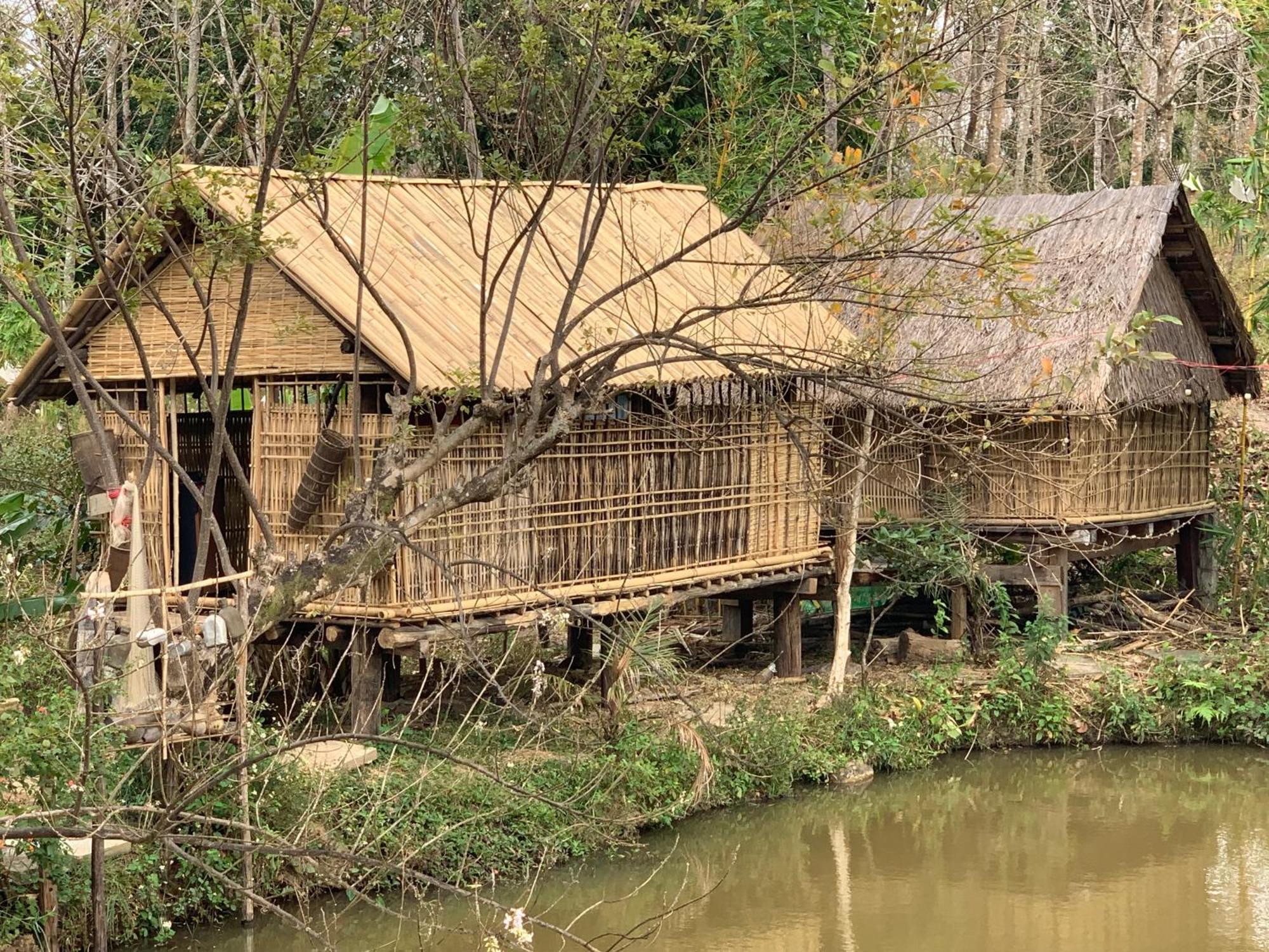 Khu Du Lich Sinh Thai, Nghi Duong Homestay Hoang Anh - Kon Xom Luh كون توم المظهر الخارجي الصورة